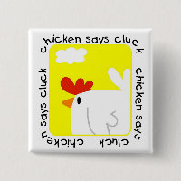 De kip zegt T-shirts en Giften klok