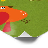 De kipfamilie perfect poster (Hoek)