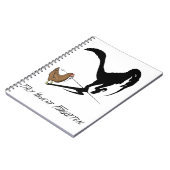 De kippen herinneren zich (dinosaurus Cartoon) Notitieboek (Linkerzijde)