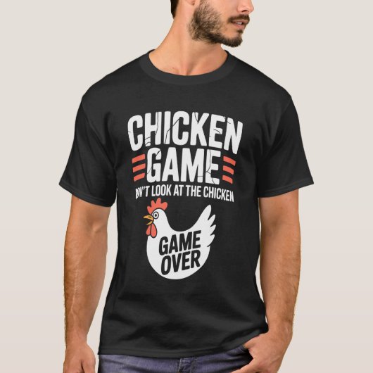 De Kippen Spel Boerderij Grappig T-shirt (Voorkant)