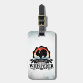 De Kippenfluisteraar Grappig Bagagelabel (Voorkant verticaal)