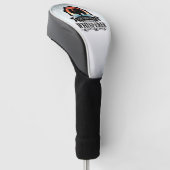 De Kippenfluisteraar Grappig Golfheadcover (Schuin)