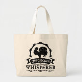 De Kippenfluisteraar Grappig Grote Tote Bag (Voorkant)