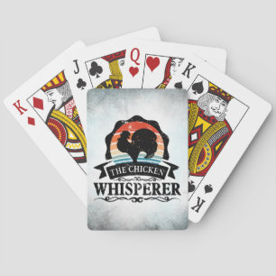 De Kippenfluisteraar Grappig Pokerkaarten
