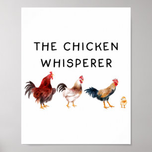 De Kippenfluisteraar Grappig Poster