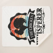 De Kippenfluisteraar Grappig Sherpa Deken (Voorkant (horizontaal))