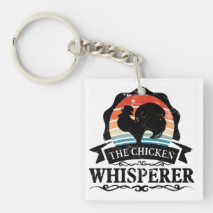 De Kippenfluisteraar Grappig Sleutelhanger