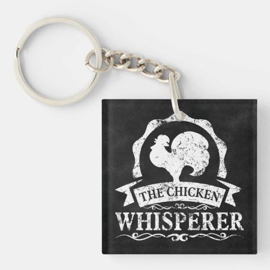 De Kippenfluisteraar Grappig Sleutelhanger (Voorkant)