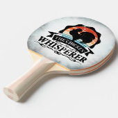 De Kippenfluisteraar Grappig Tafeltennisbatje (Voorkant Gekanteld)