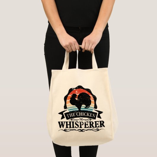 De Kippenfluisteraar Grappig Tote Bag (Voorkant (product))