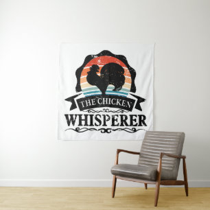 De Kippenfluisteraar Grappig Wandkleed