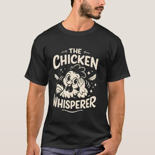 De Kippenfluisteraar Grappige Boer T-shirt (Voorkant)