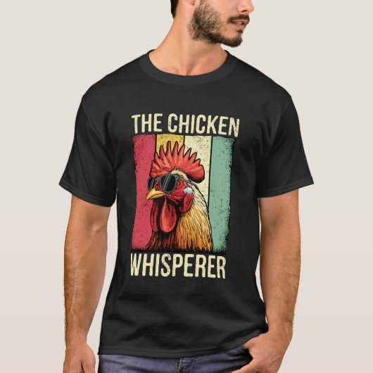 De Kippenfluisteraar Grappige Haan T-shirt (Voorkant)