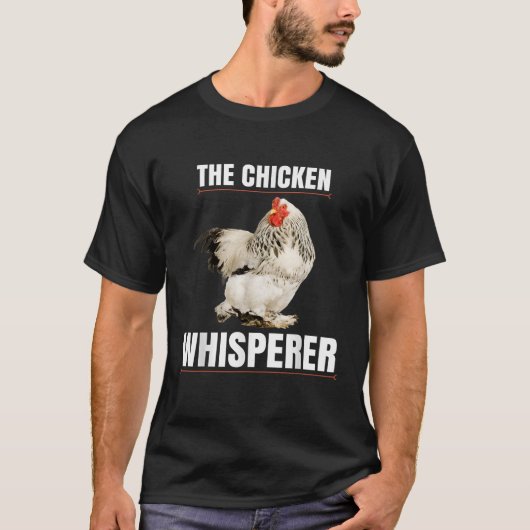 De kippenfluisteraar Shirt Funny Farmer T Shirt (Voorkant)