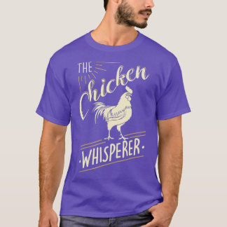 De kippenkop Whisperer Funny Chicken Lover Farming T-shirt