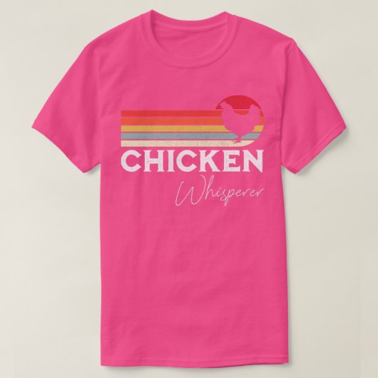 De kippenkop Whisperer Funny Chicken Lover Farming T-shirt (Design voorkant)