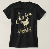 De kippenkop Whisperer Funny Chicken Lover Farming T-shirt (Design voorkant)