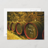 De Kiralyudvar-wijnfabriek: Vaten met Tokaj-wijn Briefkaart (Voorkant / Achterkant)