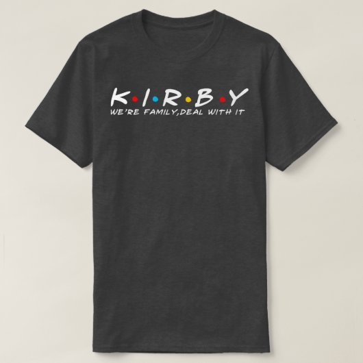 De Kirby familie Kirby achternaam Kirby achternaam T-shirt (Design voorkant)