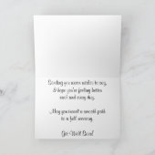 "De Kirkbride" Wenskaart voor een spoedig herstel Kaart (Binnen)