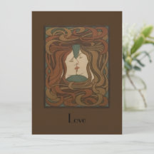 De Kiss 1898, vrouw - Art Nouveau - Illustratie