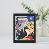 De Kiss Goodbye is Abstract op een Briefkaart (Staand voorkant)