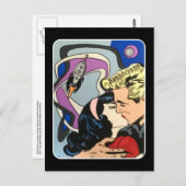 De Kiss Goodbye is Abstract op een Briefkaart (Voorkant / Achterkant)