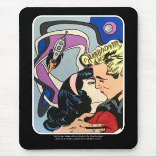 De Kiss Goodbye is Abstract op een Muismat