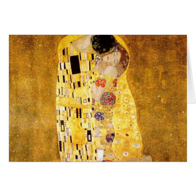 De Kiss Gustav Klimt (Voorkant Horizontaal)