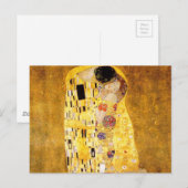De Kiss Gustav Klimt Briefkaart (Voorkant / Achterkant)