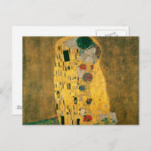 De Kiss - Gustav Klimt Briefkaart (Voorkant / Achterkant)