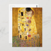 De Kiss Gustav Klimt Briefkaart (Voorkant / Achterkant)