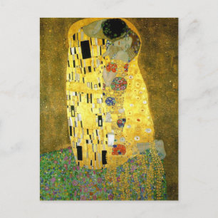 De Kiss ~ Gustav Klimt Briefkaart