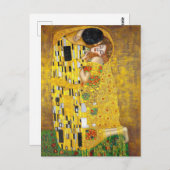 de Kiss - Gustav Klimt Briefkaart (Voorkant / Achterkant)