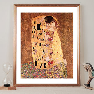 De Kiss Gustav Klimt Fine Art Poster