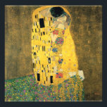 De Kiss - Gustav Klimt Foto Afdruk<br><div class="desc">Bekend romantisch schilderij van Gustav Klimt. De Kiss is een prachtig meesterwerk voor echte liefhebbers van geweldige kunst.</div>