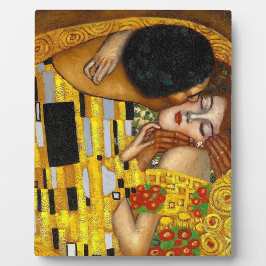 De Kiss Gustav Klimt Fotoplaat (Voorkant)