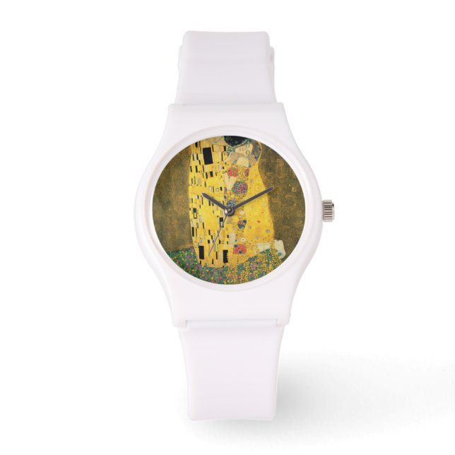 De Kiss - Gustav Klimt Horloge (Voorkant)