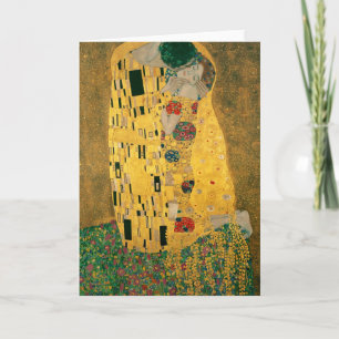 De Kiss - Gustav Klimt Kaart