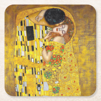 de Kiss - Gustav Klimt Kartonnen Onderzetters