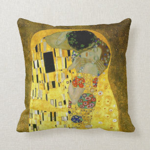 De Kiss ~ Gustav Klimt Kussen