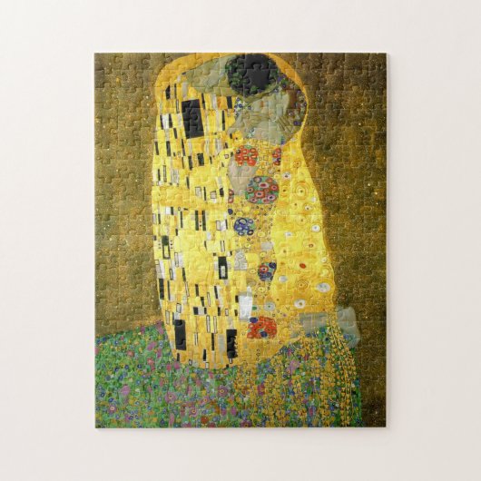 De Kiss ~ Gustav Klimt Legpuzzel (Verticaal)