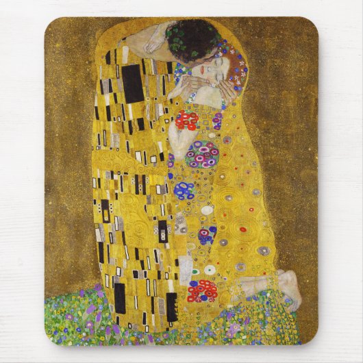 De Kiss - Gustav Klimt Muismat (Voorkant)