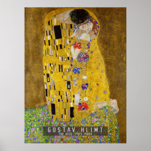 De Kiss - Gustav Klimt Poster