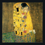 De Kiss - Gustav Klimt Poster<br><div class="desc">Bekend romantisch schilderij van Gustav Klimt. De Kiss is een prachtig meesterwerk voor echte liefhebbers van geweldige kunst.</div>