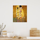 De Kiss Gustav Klimt Poster (Keuken)