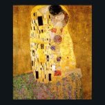 De Kiss Gustav Klimt Poster<br><div class="desc">Keizerlijke Oostenrijkse schilder Gustav Klimt's meesterwerk: De kus schilderij herdruk</div>