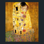 De Kiss Gustav Klimt Poster<br><div class="desc">Keizerlijke Oostenrijkse schilder Gustav Klimt's meesterwerk: De kus schilderij herdruk</div>