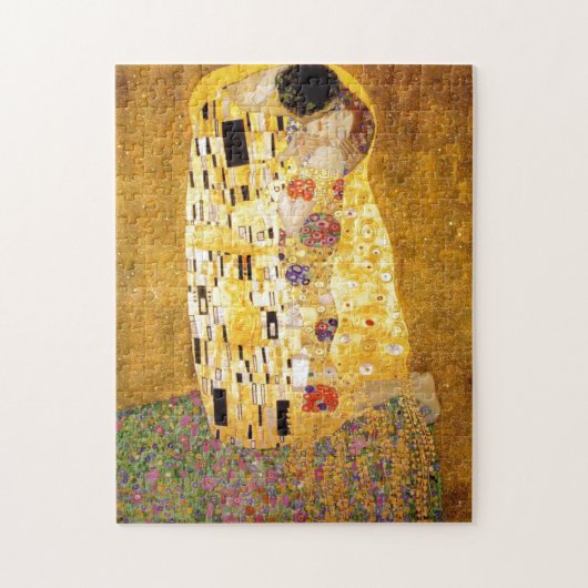De Kiss Gustav Klimt schilderkunst  oud Legpuzzel (Verticaal)