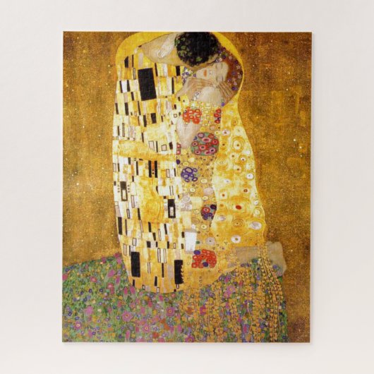 De Kiss Gustav Klimt schilderkunst oud Legpuzzel (Verticaal)